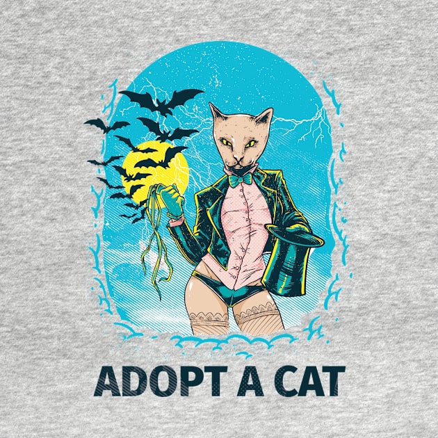 Adopt a cat by Recovery Tee